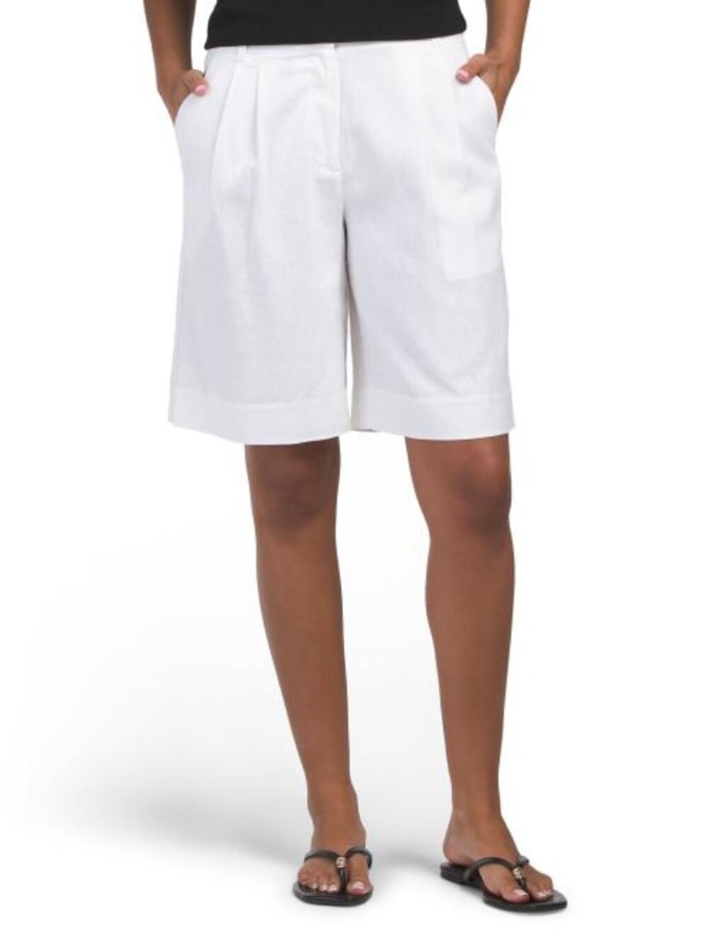 JOE'S Linen Blend The Brody Bermuda Shorts